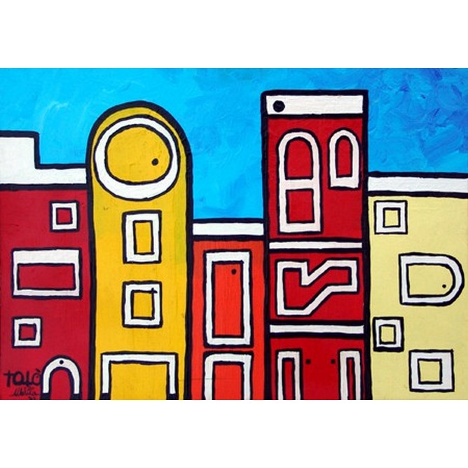 La città degli angeli colorati